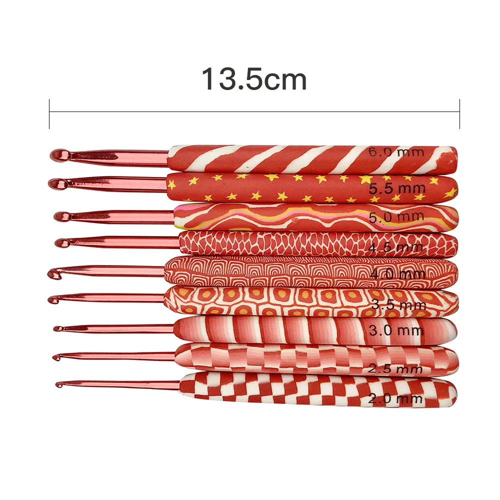 Crochet Hook Set Ergonomic Soft Grip Crochet Handles Yarn Knitting Needles for Arthritic Hand Knitting Needles Crochet Hook