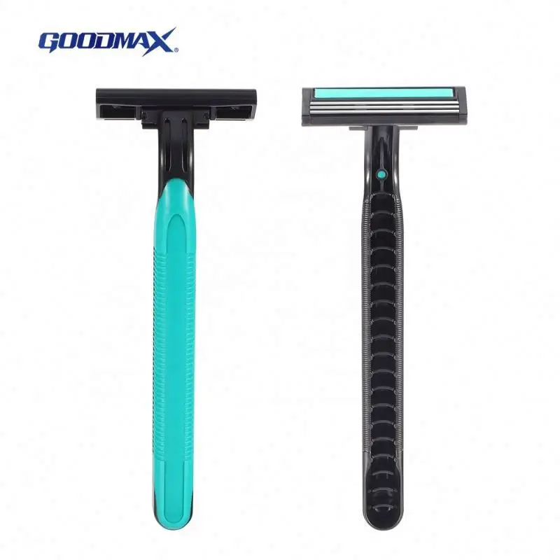 Oem Private Label Shaving Custom Logo Safety Straight Disposable Triple Blade Shaving Razor