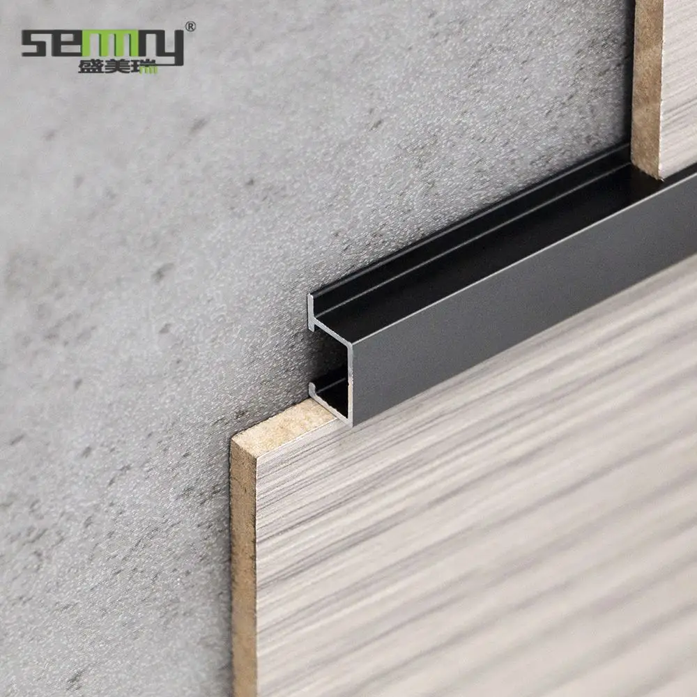 Factory Direct Sales Minimalist Anti Slip Metal Strip Aluminium Tile Trim