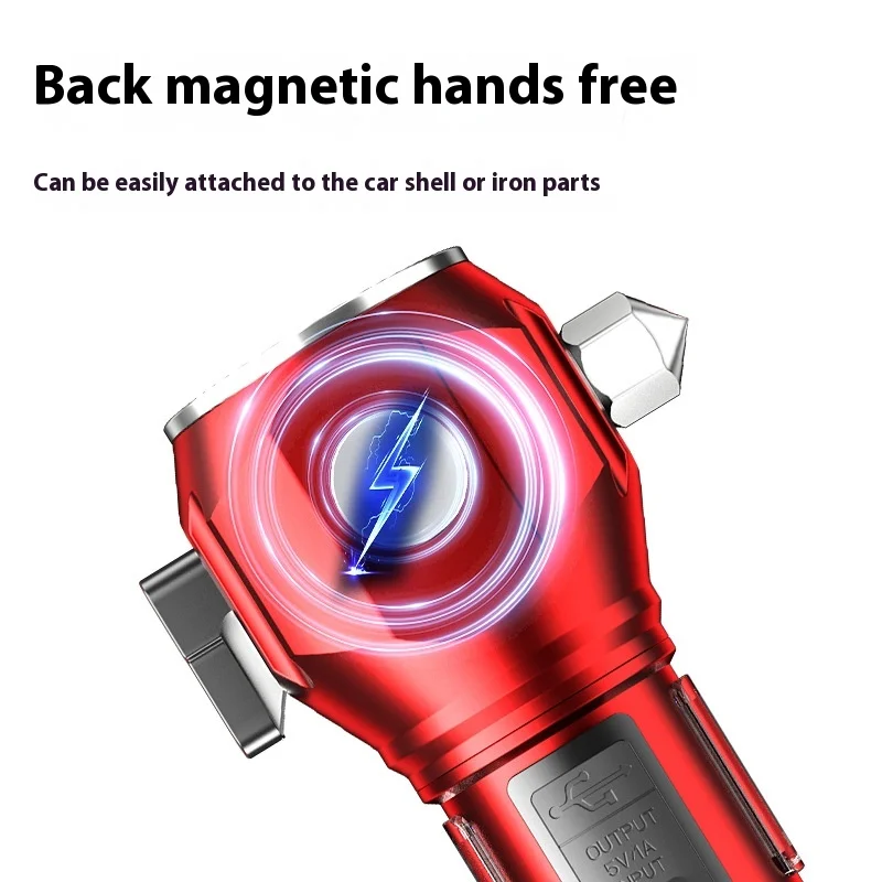 Emergency LED Flashlight Car Home Use Waterproof IP65 Handheld Strong Side Lighting Wall-Mounted Chargeable Explosion-Proof