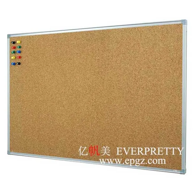 Wholesale School Classroom Furniture Office Building Metal Frame Cork Board Keep Notice Message by Nails
