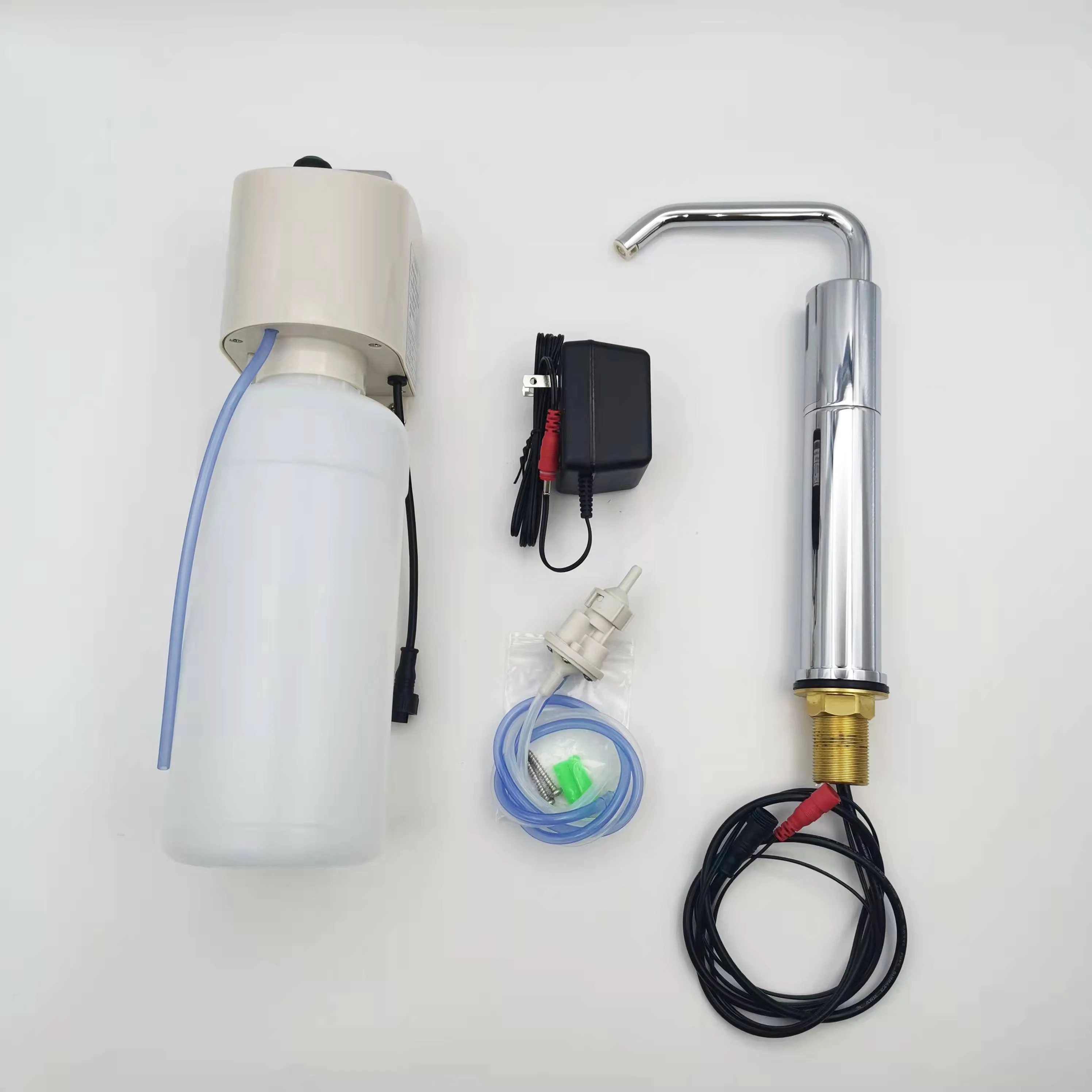 Electric Commercial Infrared Hand Sanitizer Brass Dispenser 1000Ml Foam/Liquid DC6V/AC100-240V