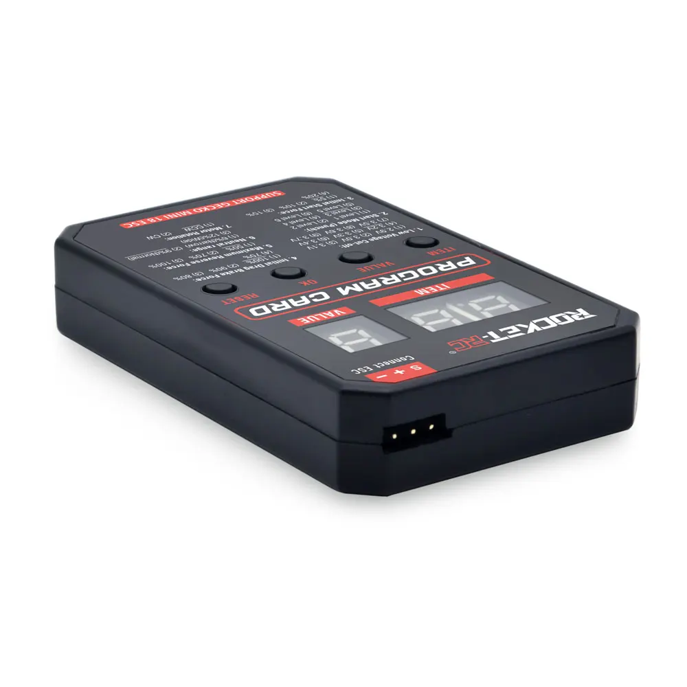 Превзойти хобби ракетный Радиоуправляемый Gecko MINI 18 ESC переключатель на программную карту