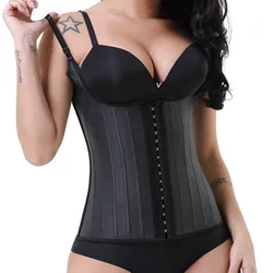2020 Hot sale Amazon best seller double layer sweat belt waist trainer shaper adjustable latex vest sweat waist trainer