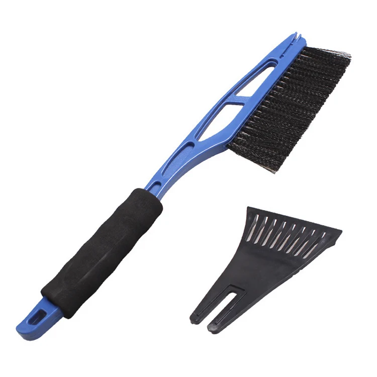 K&B Custom Multi-fuctiion Car Ice Scraper Long Handle Snow Brush Ice Snow Scraper Removable