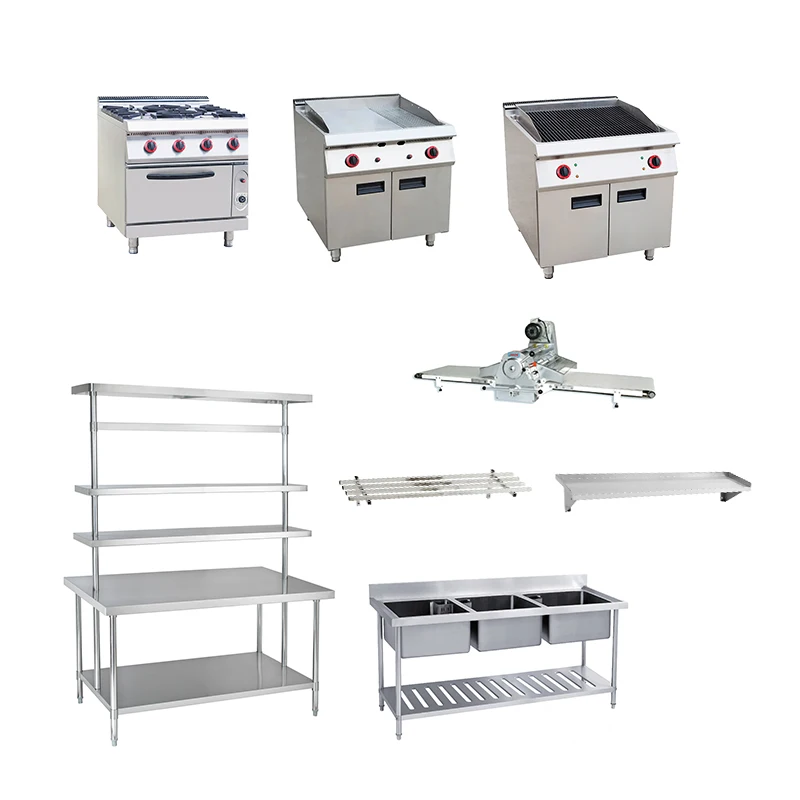 4- 5 star hotel kitchen equipment Restaurant commercial kitchen equipment industrial cooking equipment full set supply