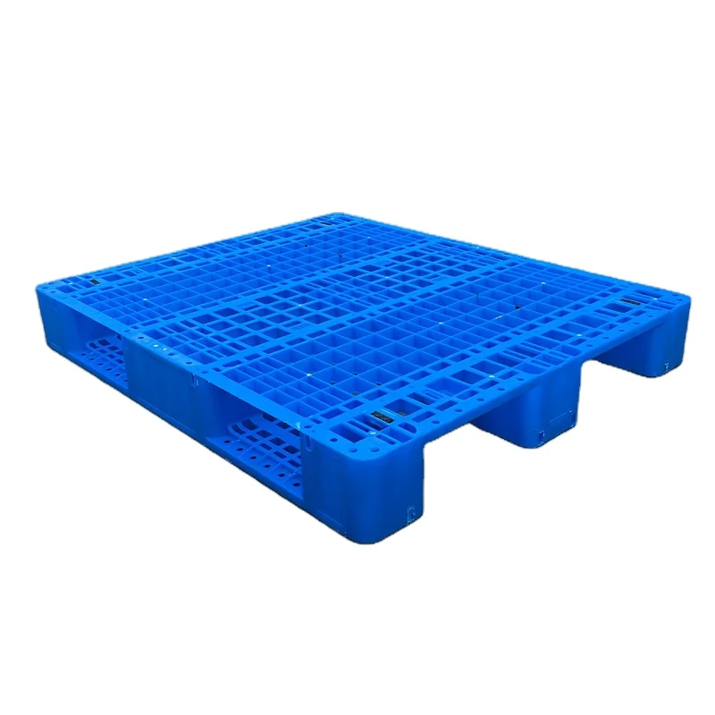 
Single Faced 4 Way Entry Euro Standard Reinforced Stacking Transportation HDPE PP Plastic Pallets 