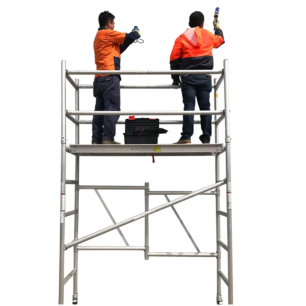 Factory Price 5 Sets Quick Stage Telescopic Mobile Leader Aluminum Tower Scaffolding Platform For Sale