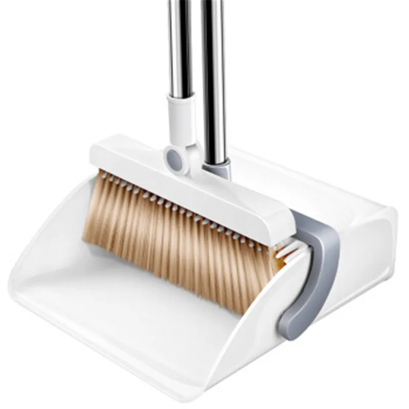 Broom and Dustpan set HC0210,Easy organizing handle joint,Comb inside,Windproof,Wind-break design,New Product