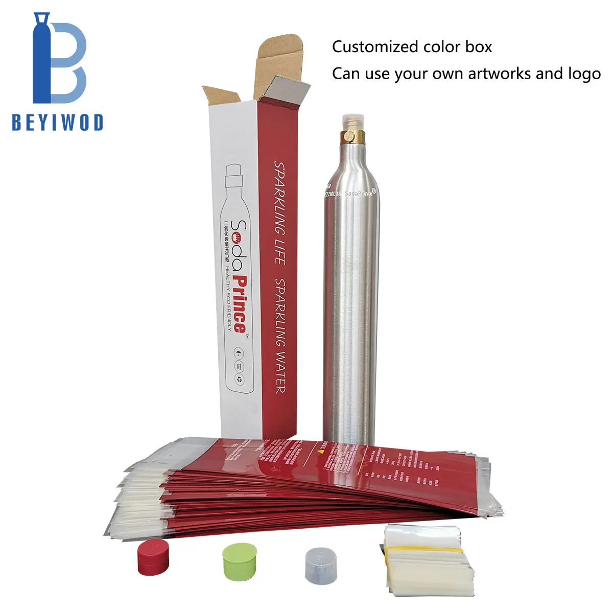 Compatible 450g 0.6L Aluminum Gas Cylinder Soda Maker Co2 Cylinder