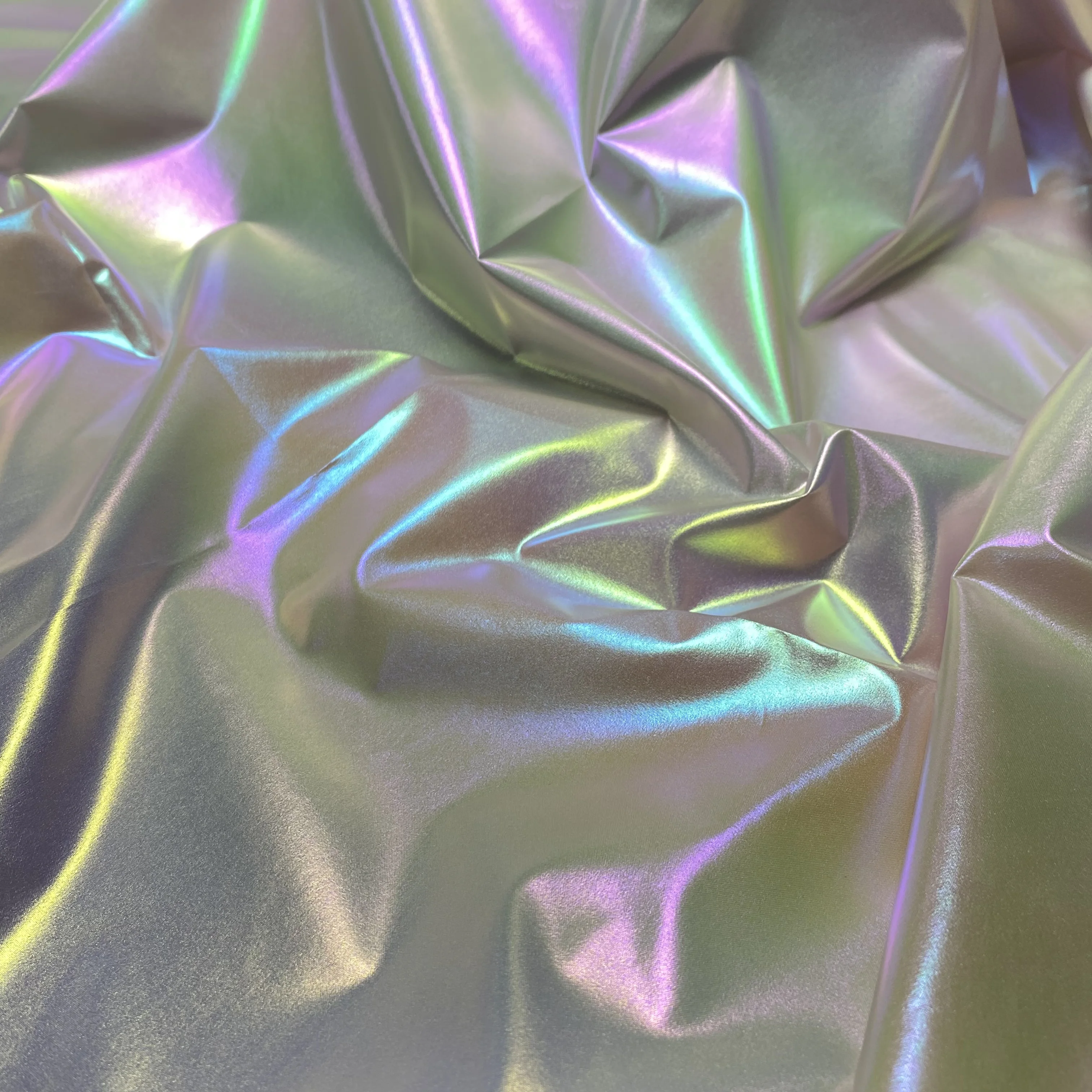 Customized 300T 50D SD Pongee Gold Stamping Bronzing Shimmer Fabric  100% Polyester Fabric PES