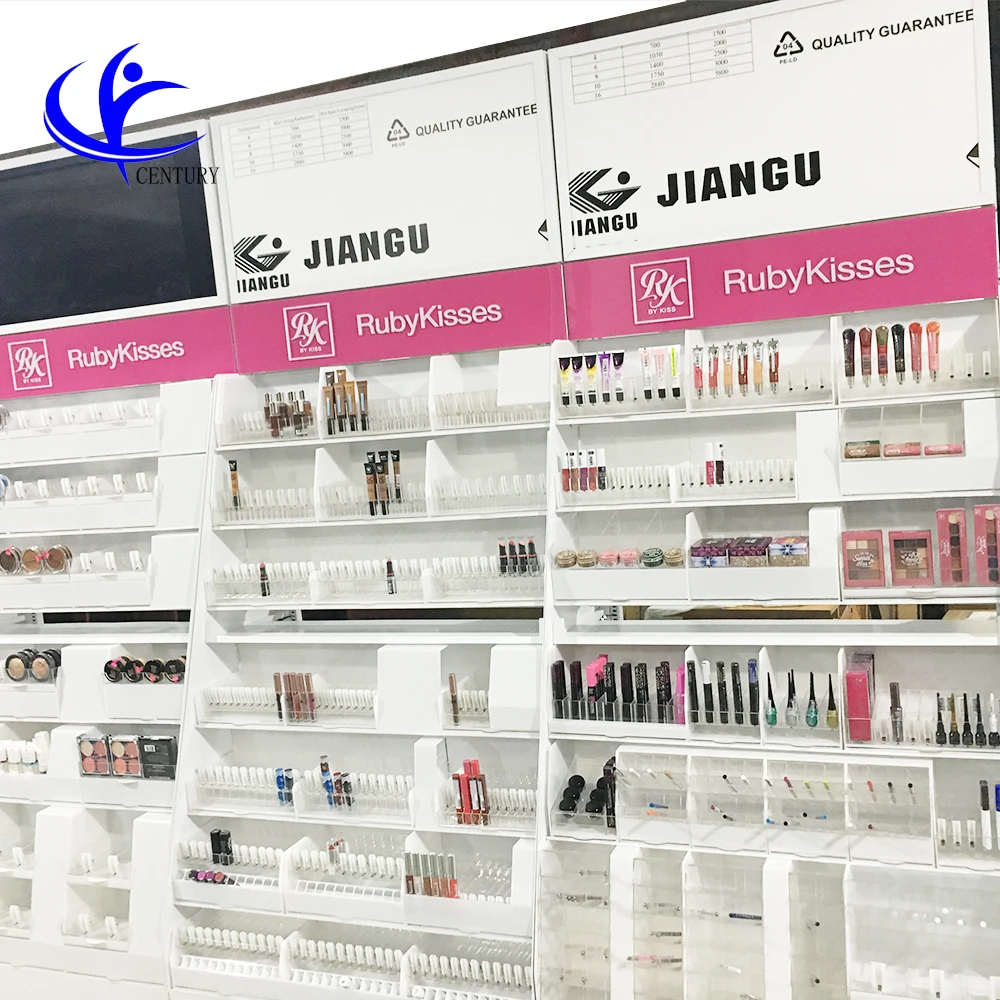 Lcd showcase furniture designs shoe displmobile phone accessories  cosmetics  display cabinet design steel metal makeup showcase