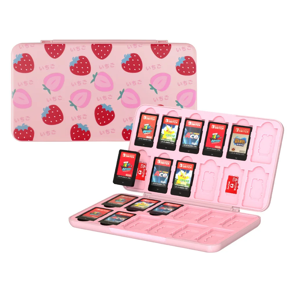Hot Sale Magnetic Storage Box Bag with 24 Card Slots Universal Game Card Case Memory Card Holder for Nintendo Switch/OLED/LITE