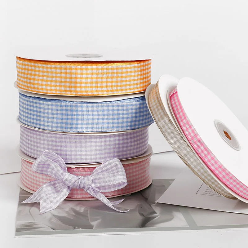  Hot sale high quality fashion for gift wrapping ribbon roll hair bow pretty colour