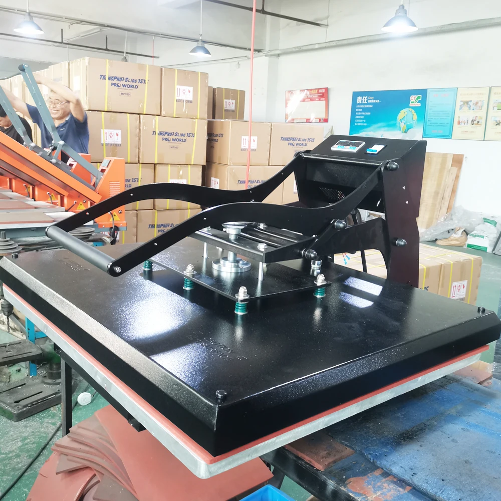 Direct factory cloth logos sublimation printing heat press machine digital heat transfer printing machine 80x100