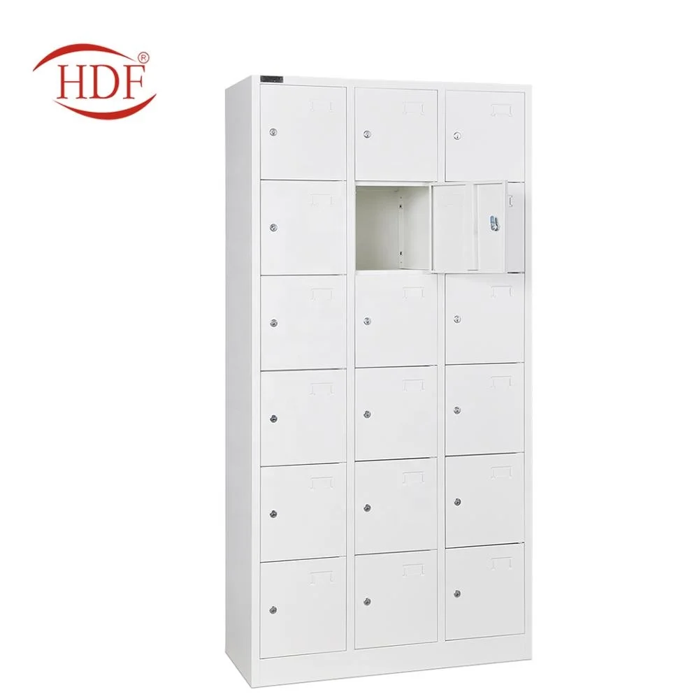China hot sale school 18 grid steel smart key locker price steel locker