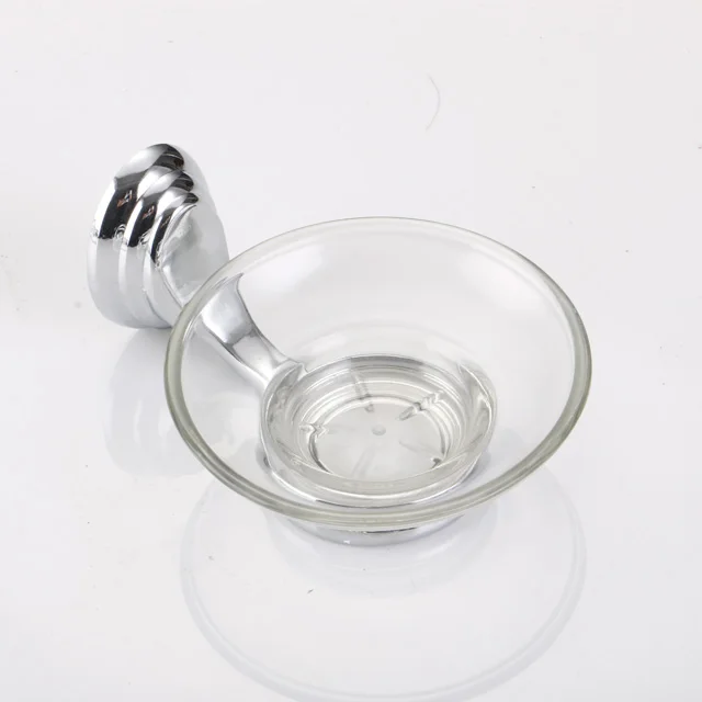 Цинковые аксессуары для ванны, набор для ванной комнаты с хромированной отделкой, настенный держатель для ванны