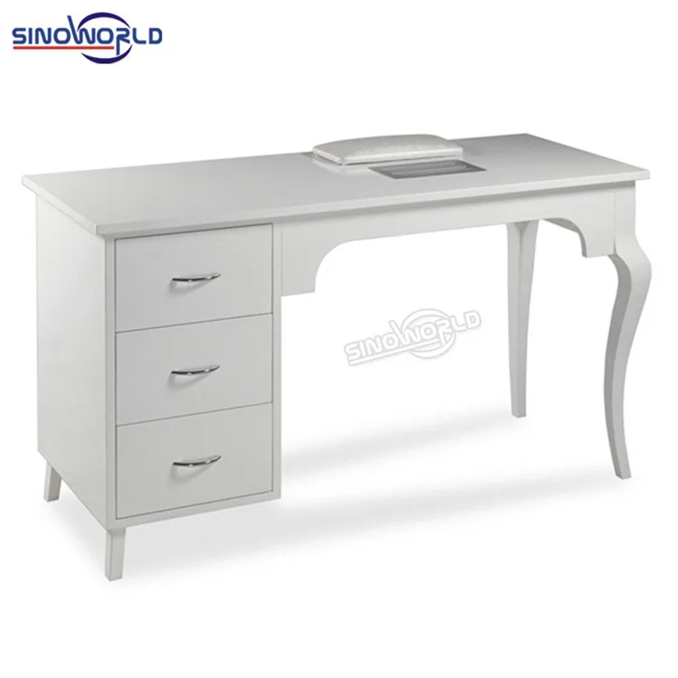 Wholesale Cheap Spa Beauty Salon Technician Nails Furniture Equipment Manicure Table With Fan