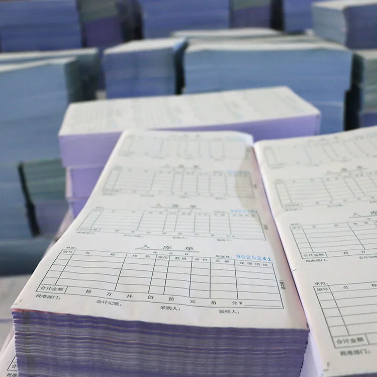 Copy Paper Continuous Computer Paper Various Kinds Computer Printing High Quality 4 Ply Carbonless Paper 100%wood Pulp 48g-55g