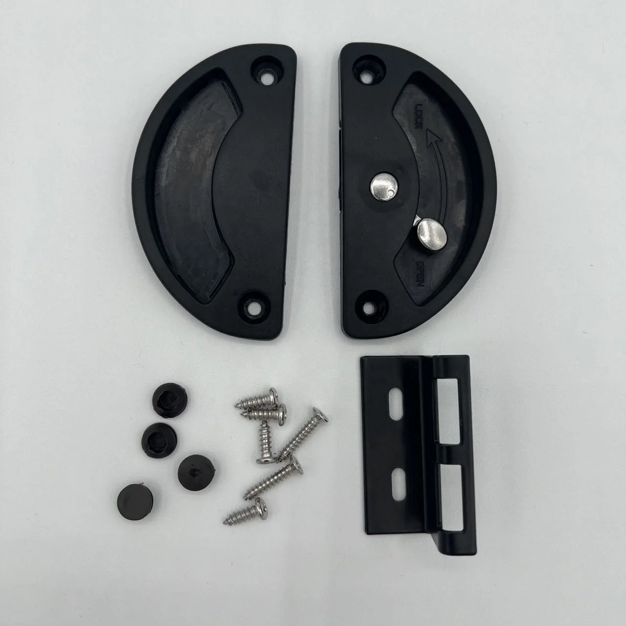 Door and window fittings Plastic semicircle lock Screen door screen lock exported to Australia