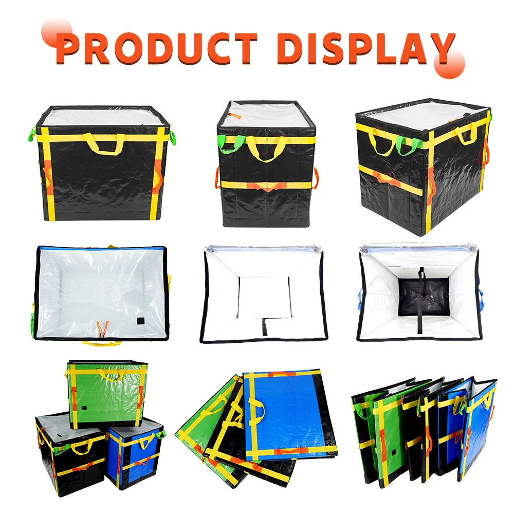 PP Woven Parcel Bag Handle Courier Style Storages Delivery Tote bag Sorting Stacking Bag