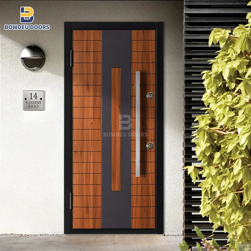 High Quality Modern Turkey Style Bullet Proof Metal Door Apartment House Security Exterior Steel Armored Door