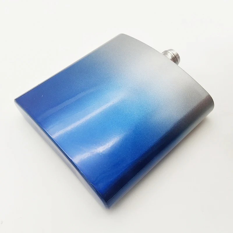 Food grade painting stainless steel portable whiskey custom jack daniels hip flask for men