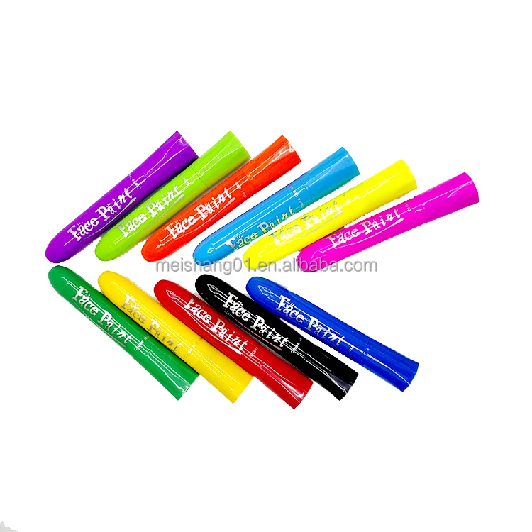 Non-Toxic UV Neon Glow in Dark Face Paint Stick Water-Based Body Art Marker Pen Halloween Parties Festivals