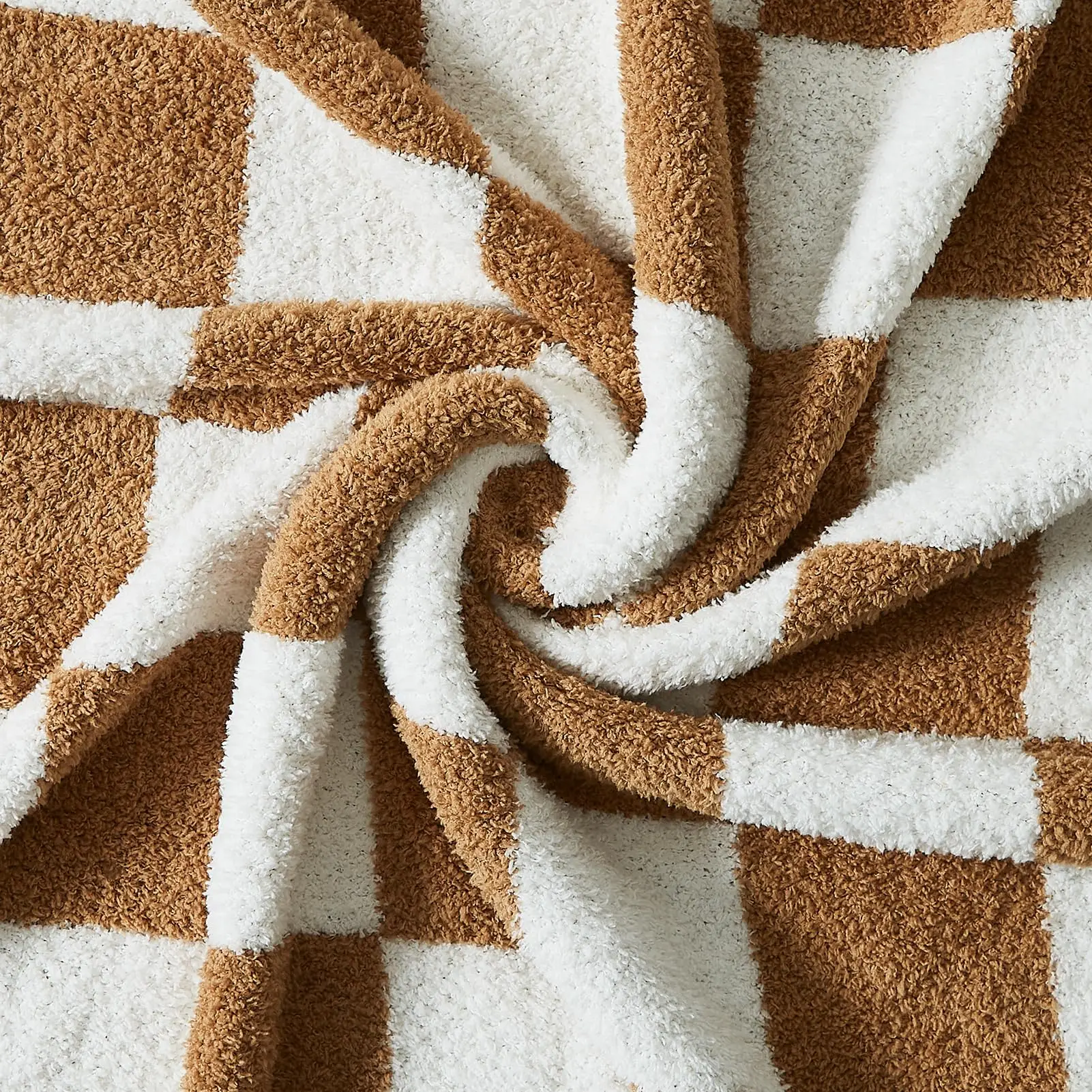 Cozy Microfiber Fluffy Throw Blanket Solid Animal Pattern Knit Yarn Plaid Style for Home Travel Airplane Use for Christmas