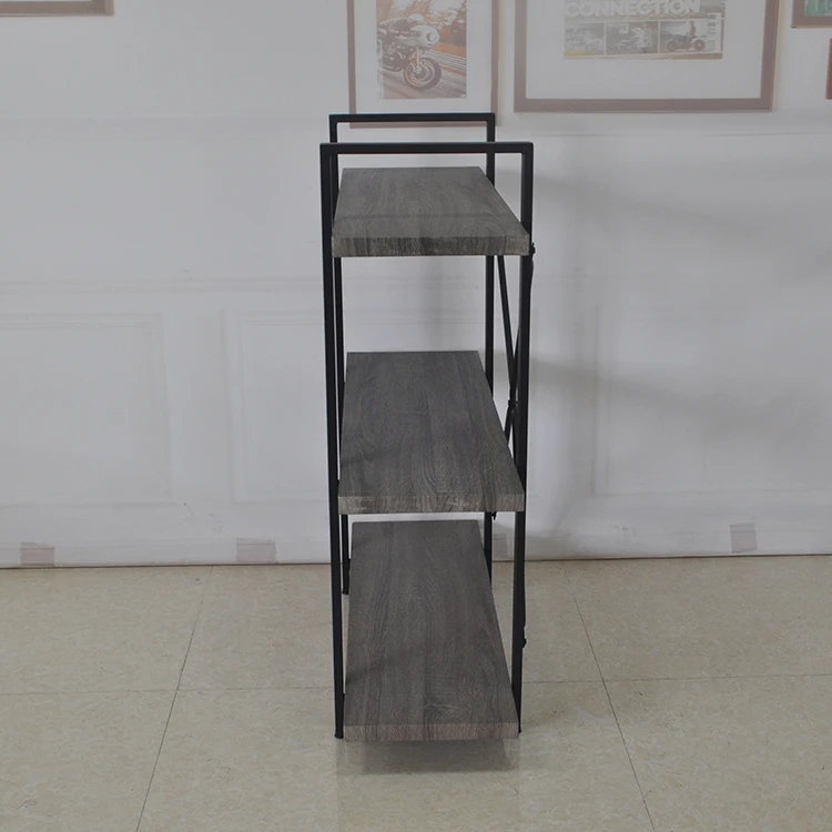 
Hot Sale Furniture Metal Shelving 3 Layer Industrial Book Rack 