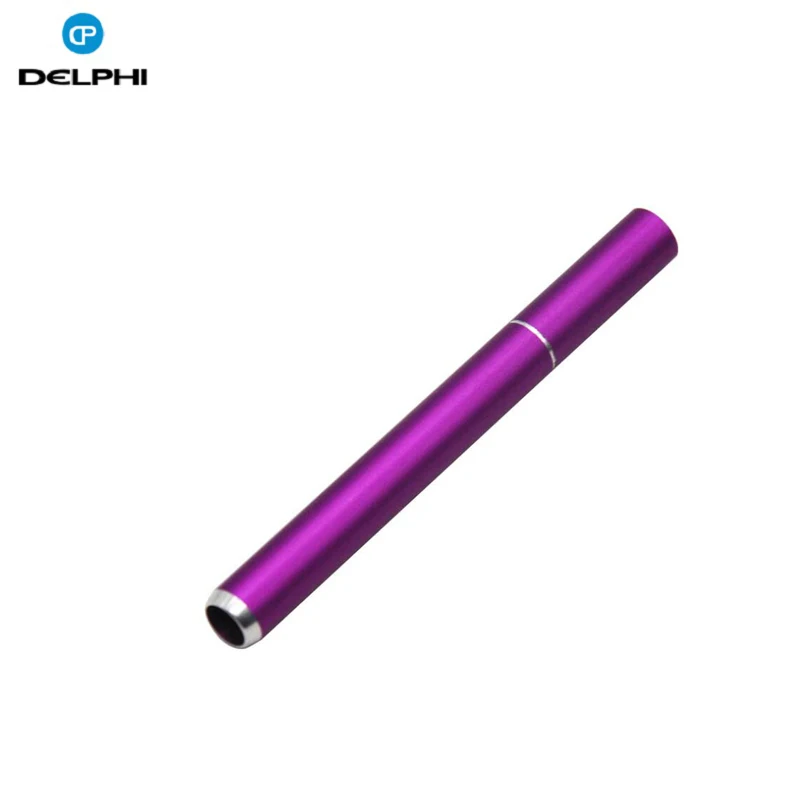 
Solid color Aluminum snuff pipe Portable creative smoking pipes herb Tobacco Pipe 