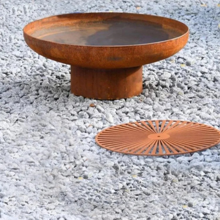 Сделано в Китае, превосходное качество, уличная чугунная тарелка для огня