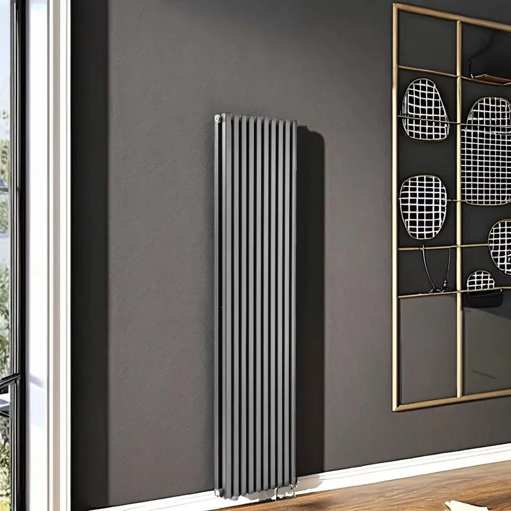 Special Offer white/anthracite heat dissipation double lap vertical radiator for home office