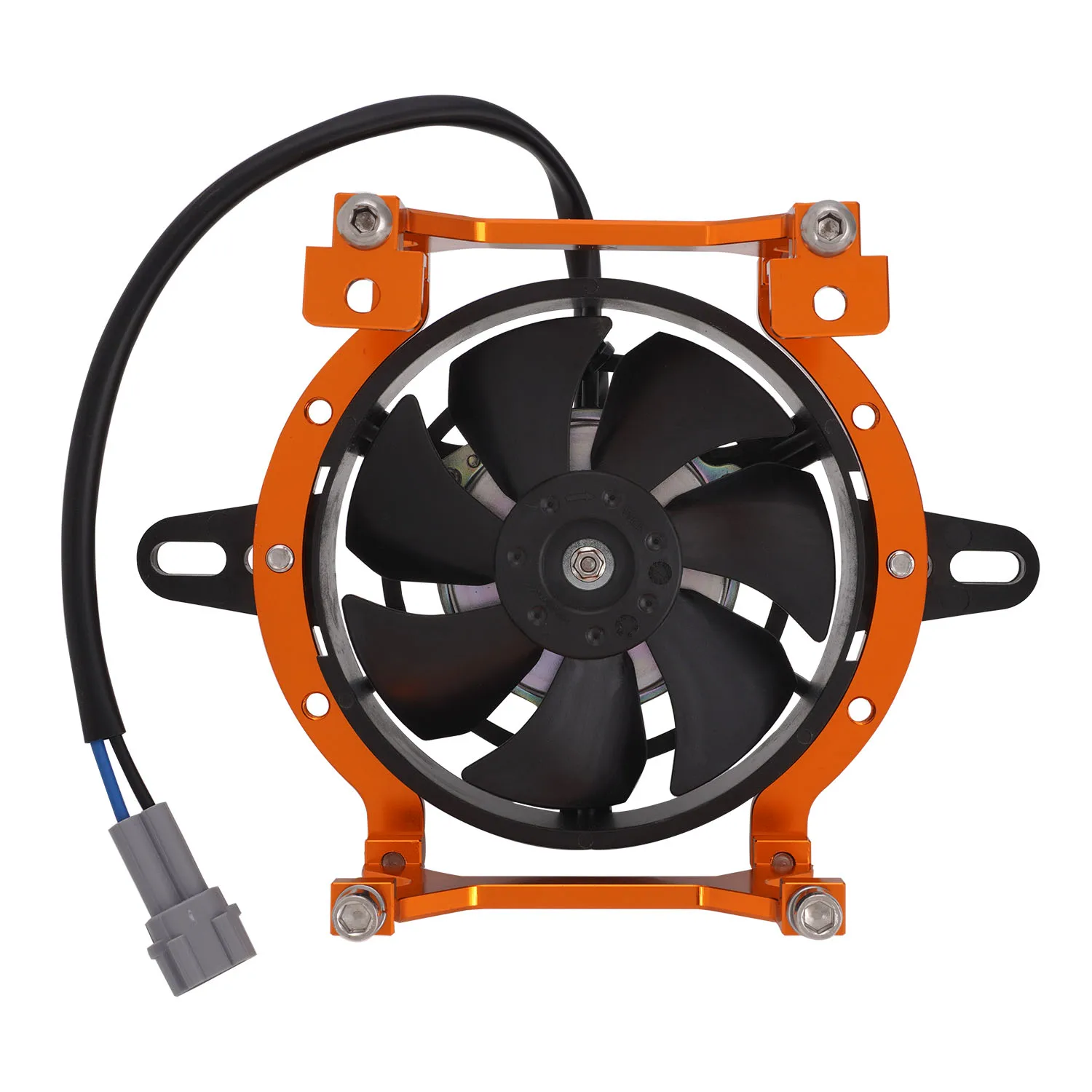 JFG 2022 Cooling Motorcycle Fan And Bracket Radiator Fan Electric Cooling Thermal Fan Motor 12V For KTM