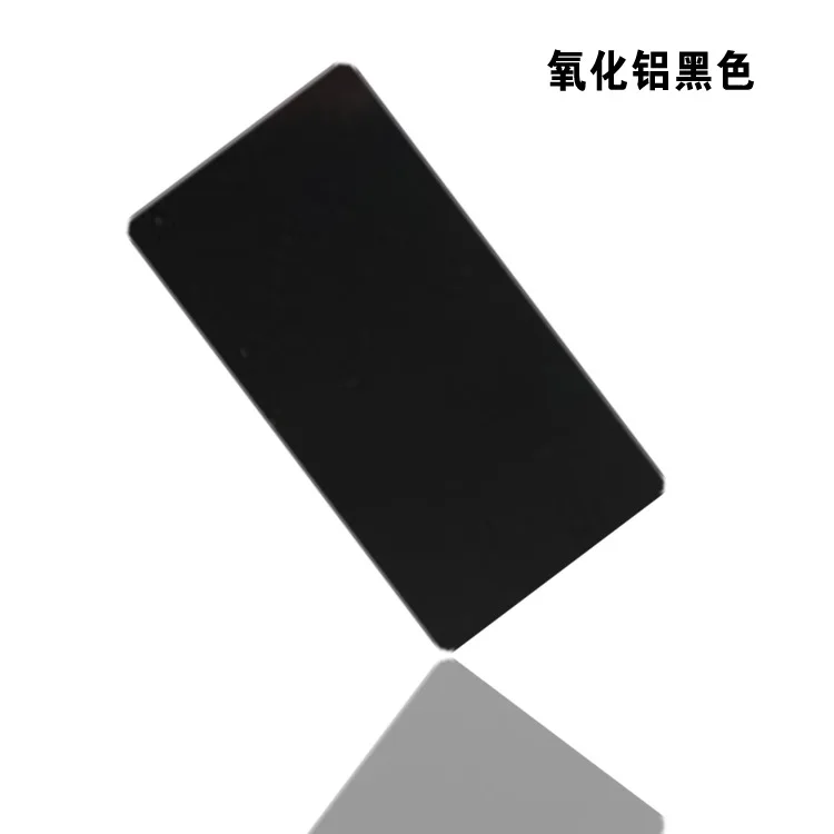 ISO Customized Black Anode Stainless Steel and Aluminum Label Laser Marking Material for Logo Durable Metal Product