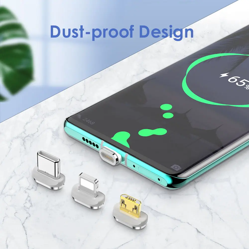 Wholesale IPSKY on stock oem multiple 3A fast charging port 7 pin micro usb Magnetic Cable