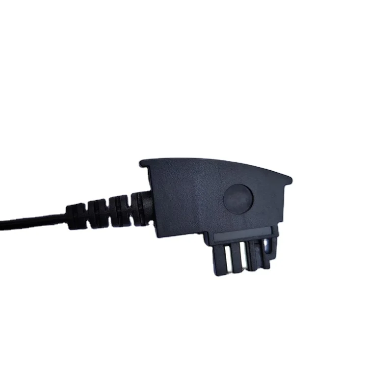 New Design Rj11 Rj12 6p6c 6p2c Telephone Cord German Standard Connector Cable