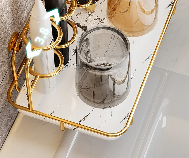high quality toothbrush holder gold set toothbrush holder