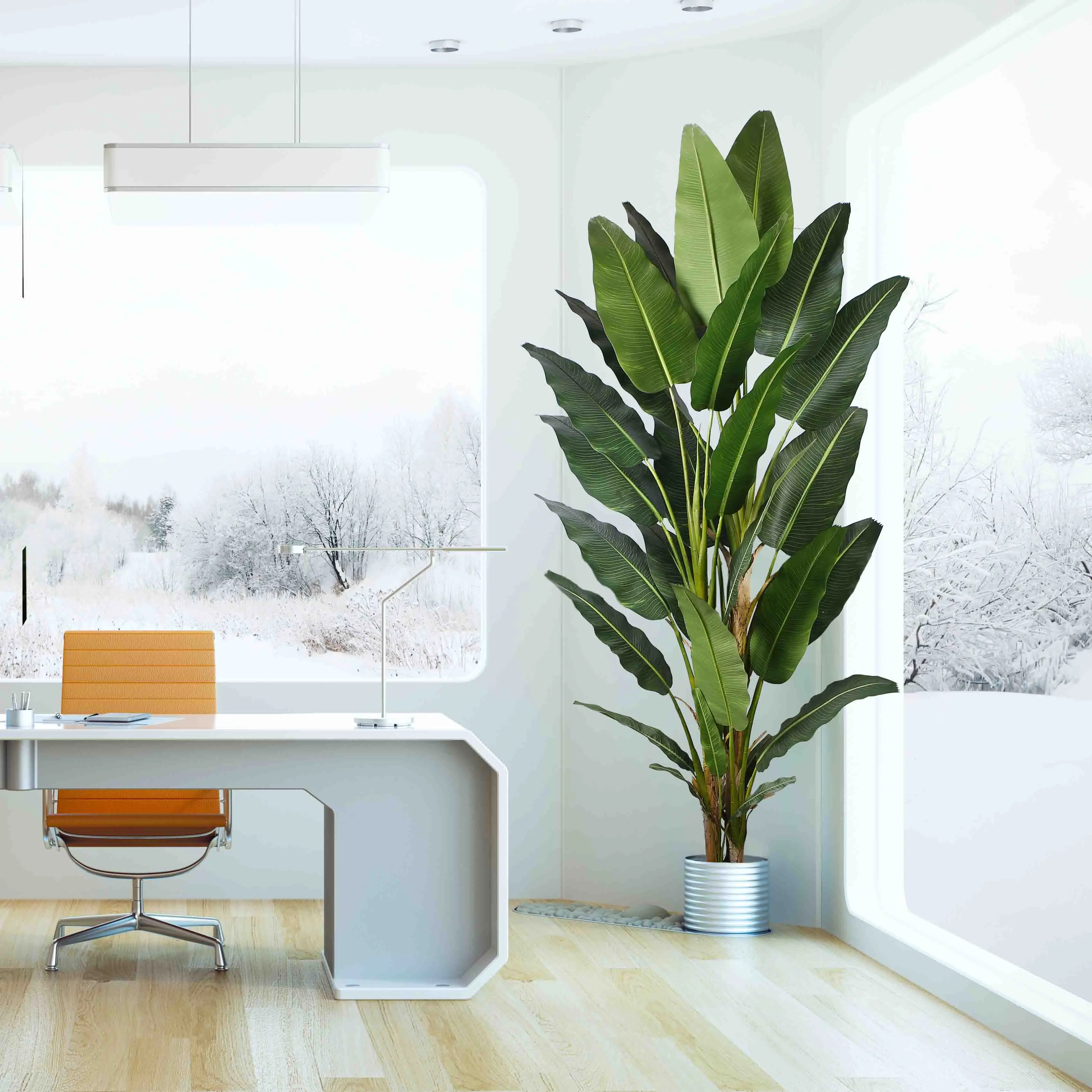 300CM Disassemble Traveller Palm Tree Big Plastic Plants Artificial Tree Indoor Use