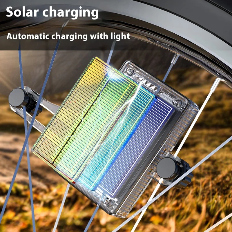 Factory New Products Bicycle Spoke Lights Night Riding Night Running Wheel Lights Solar Bicycle Lights