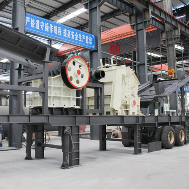 Wheel Type Complete Aggregate Making Machine, Four-In-One Quarry Crushing Line, Jaw Impact Crusher Plant With Feeder and Screen01.jpg