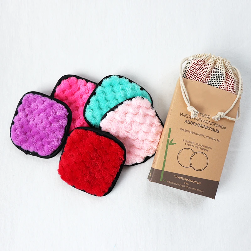 Многофункциональный Глубокое очищение волшебной красоты микрофибры Моющиеся средство для снятия макияжа с тормозные колодки