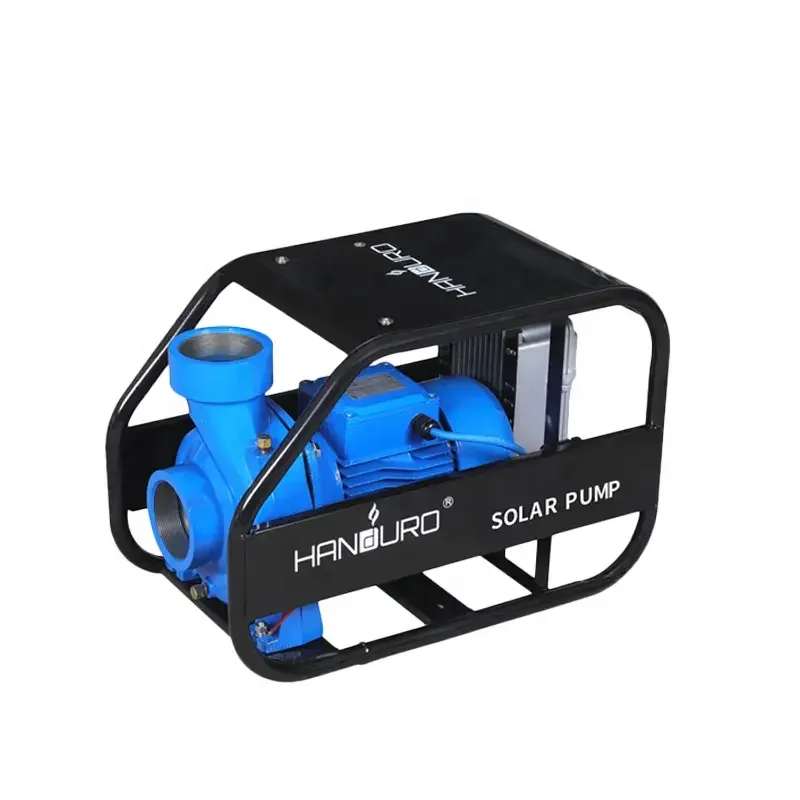 Handuro 750W 1HP High Flow High Pressure Solar Centrifugal Pump Solar Hybrid Land Surface Water Pump For Agriculture