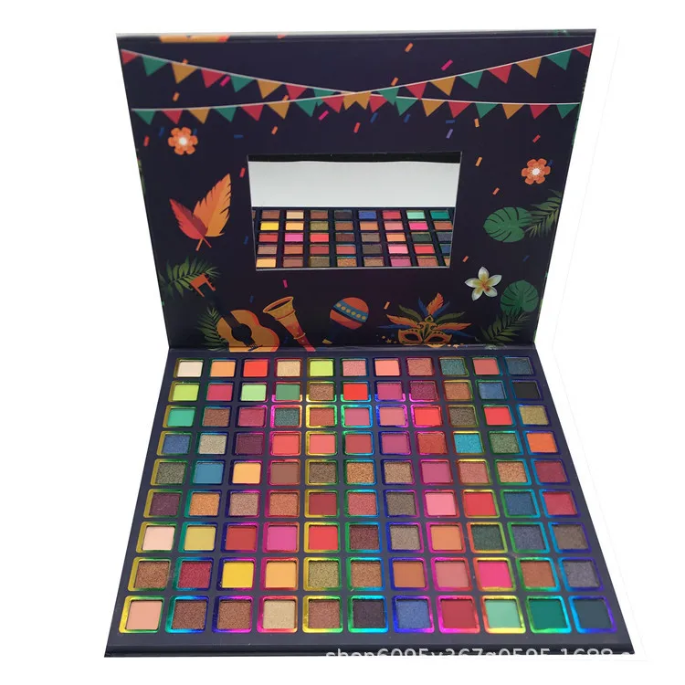 Manufacturing Direct Sales 99 Colors Natural Matte Shimmer Waterproof Rainbow Eyeshadow Palette