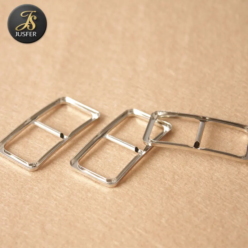Arch shape metal buckle cover buckle blank for belt and clothing
