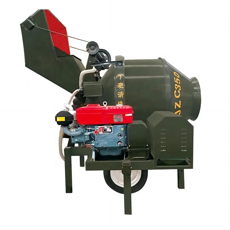 China ZHUCHENG Low Consumption Mini Concrete Mixer Price of Diesel Cement Mixer JZC500 for 400 500L