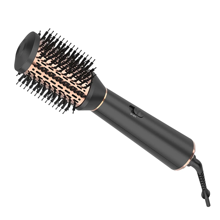 Непосредственно с фабрики OEM ODM пользовательские горячие щетки для волос Электрический Фен расческа Профессиональная круглая щетка для волос