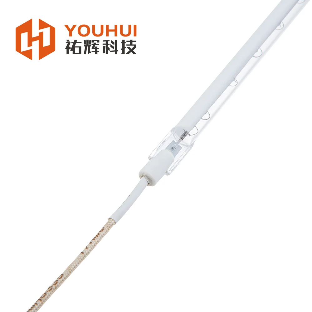 R7S 2000w 235v white quartz heating tube plated infrared lamp
