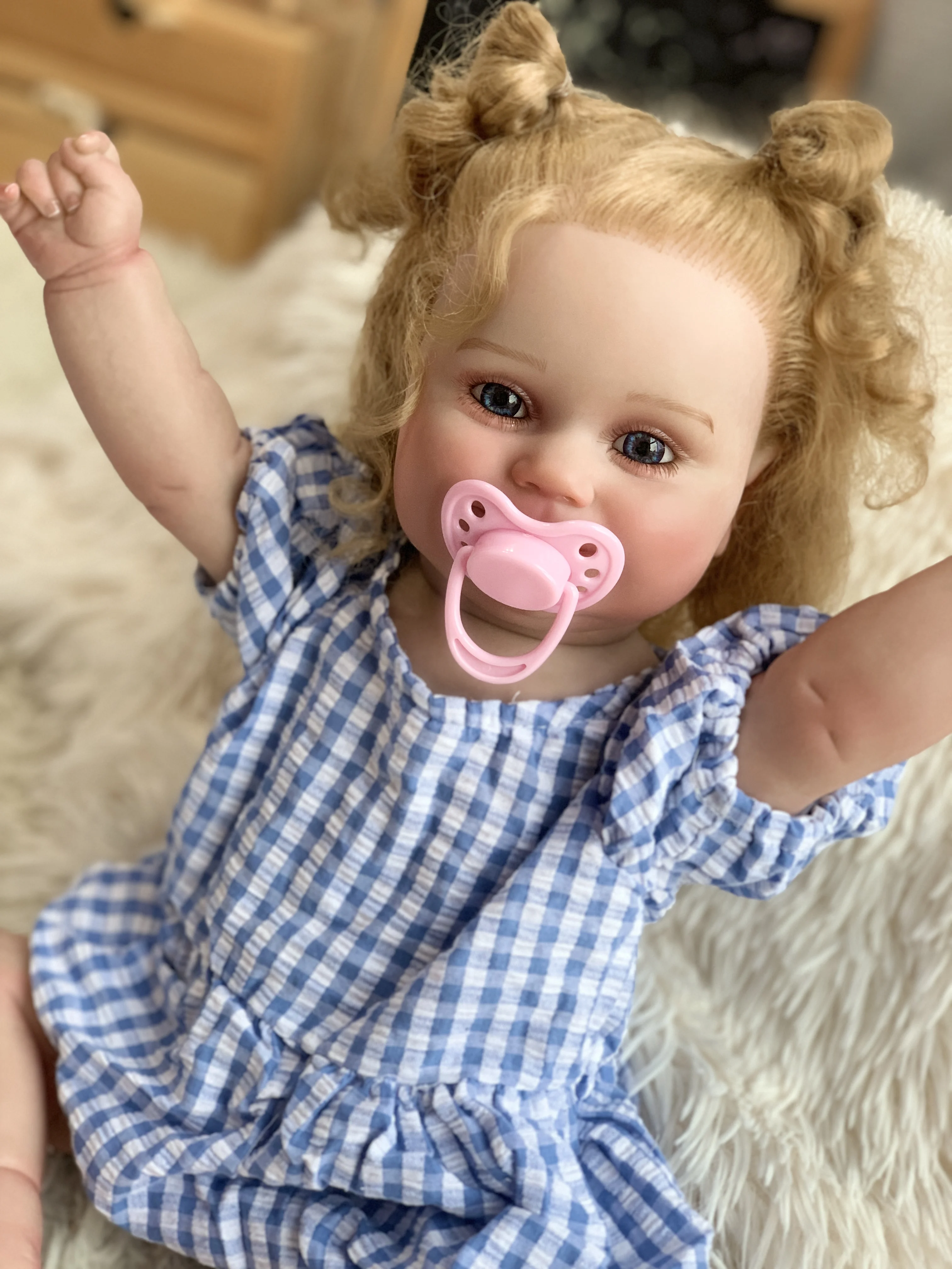 On The Kids Realistic Female Girl Bjd Black African Playpen Minnie Mouse Plush Reborn Baby Doll Boys Vinyl