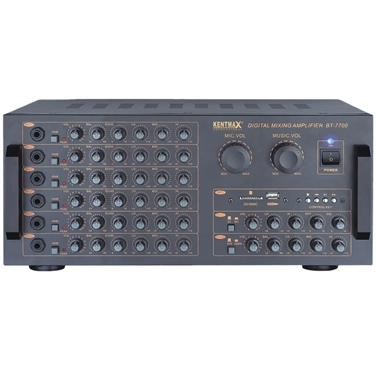 120W USB SD 220V DSP Amp Audio Karaoke Amplifier Power Supplier